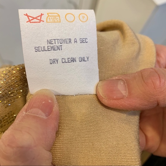 Gold/Champagne Blouson Evening Gown with Jacket - Picture 10 of 11